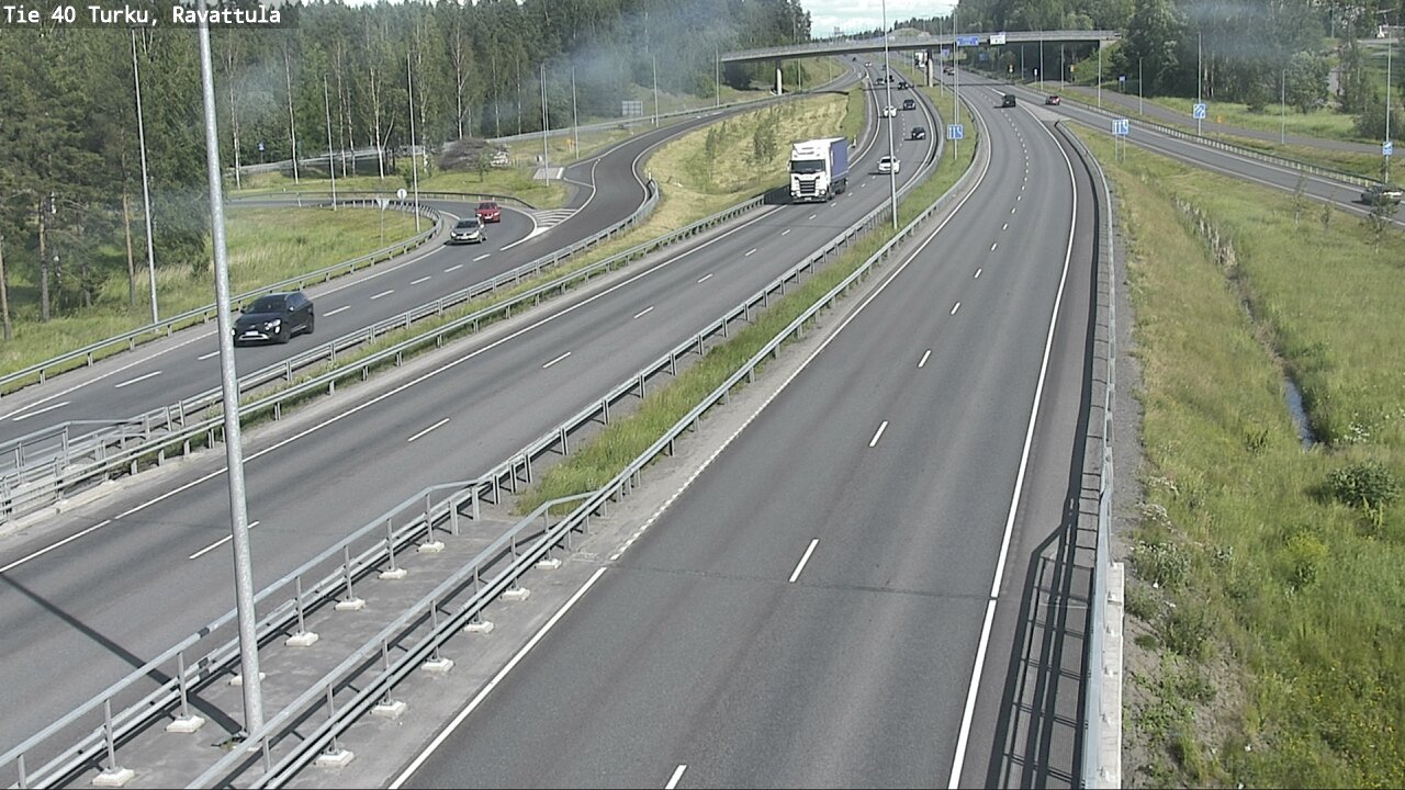 Weather Camera Image Road 40 Kaarina, Ravattula, Kaarina, Varsinais-Suomi