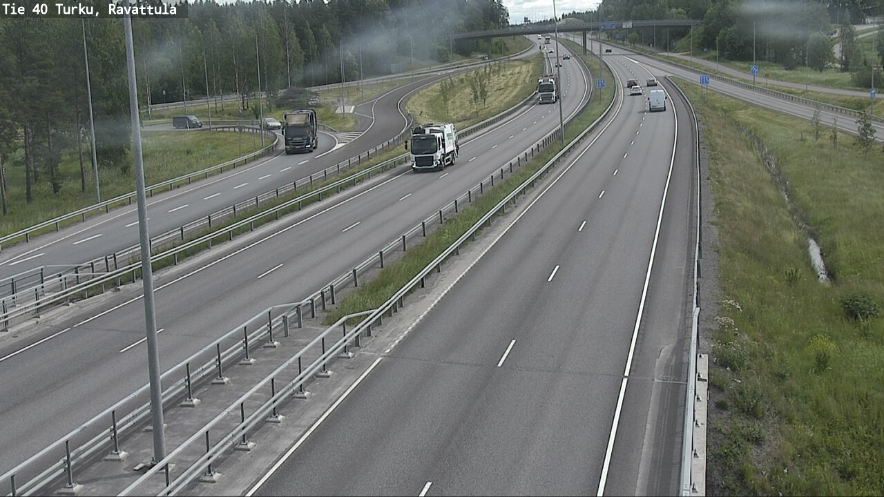 Weather Camera Image Väg 40 S:t Karins, Ravattula, Kaarina, Varsinais-Suomi