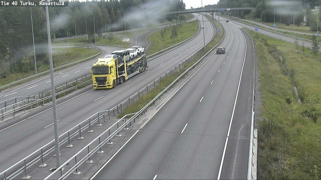 Weather Camera Image Väg 40 S:t Karins, Ravattula, Kaarina, Varsinais-Suomi