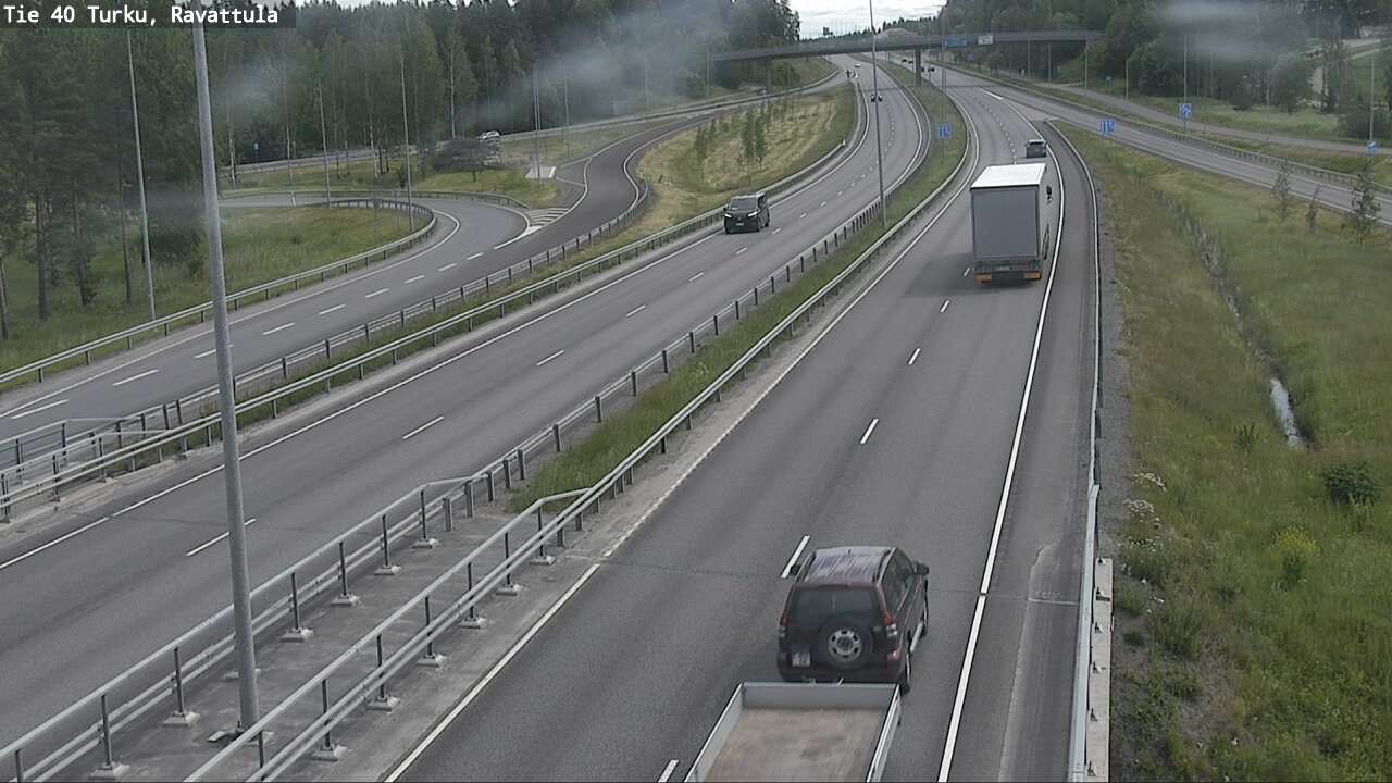 Weather Camera Image Väg 40 S:t Karins, Ravattula, Kaarina, Varsinais-Suomi