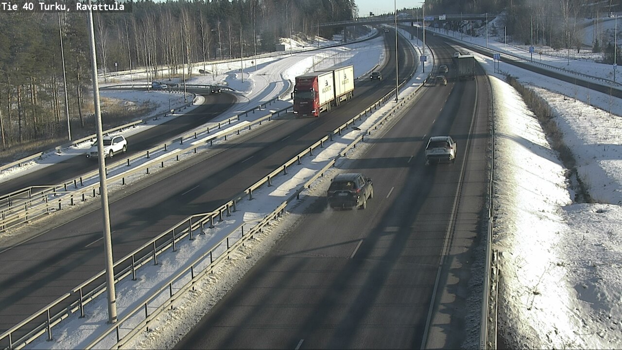 Weather Camera Image Väg 40 S:t Karins, Ravattula, Kaarina, Varsinais-Suomi