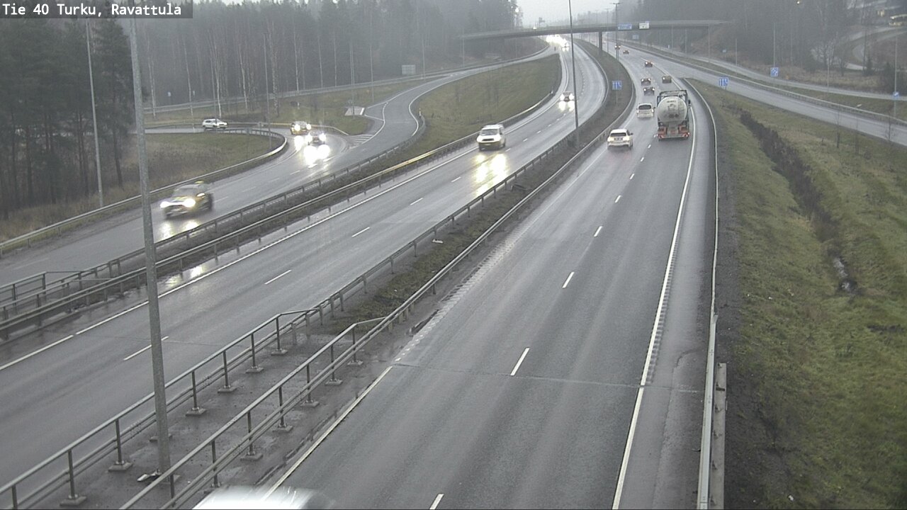 Weather Camera Image Väg 40 S:t Karins, Ravattula, Kaarina, Varsinais-Suomi