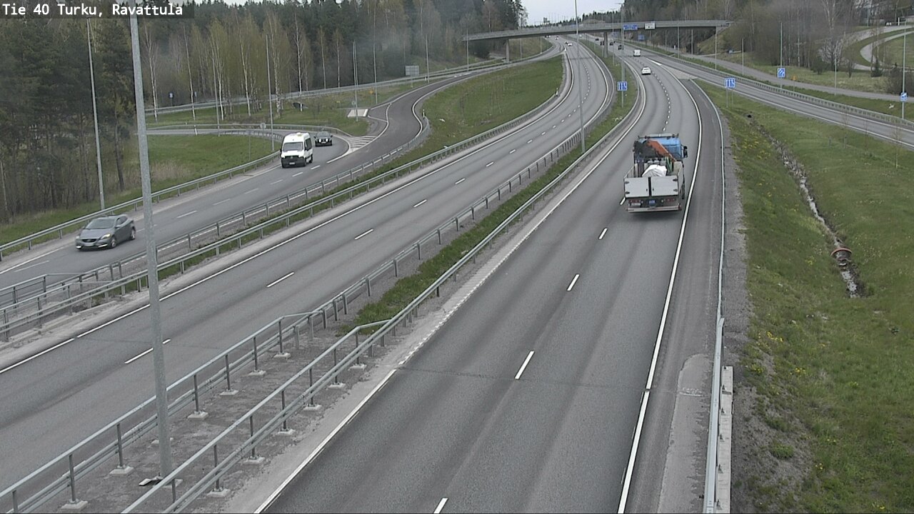 Weather Camera Image Väg 40 S:t Karins, Ravattula, Kaarina, Varsinais-Suomi