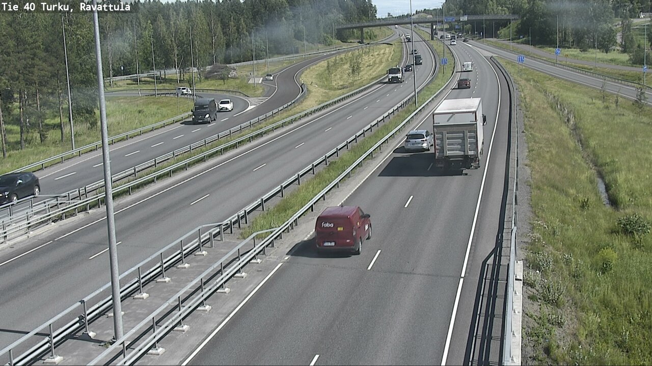 Weather Camera Image Road 40 Kaarina, Ravattula, Kaarina, Varsinais-Suomi
