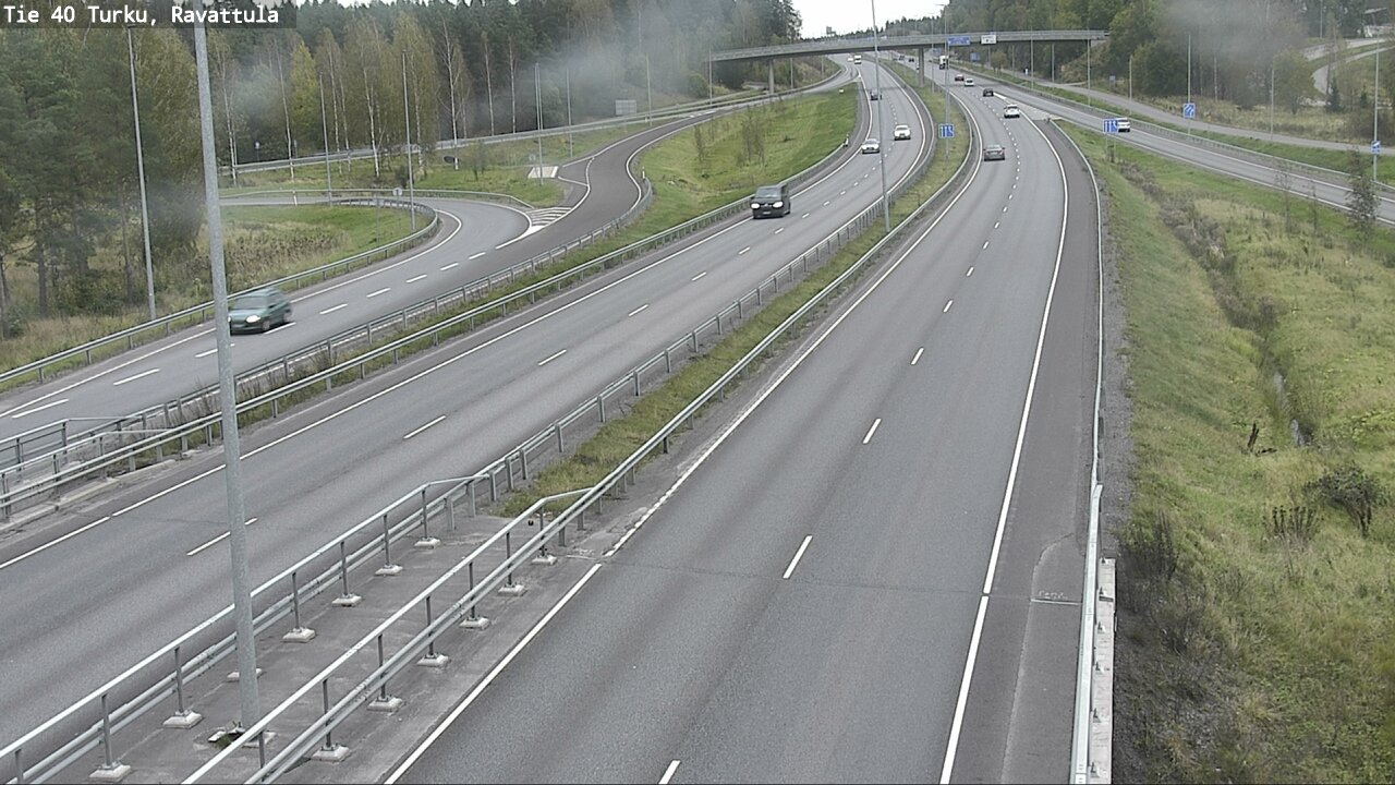 Weather Camera Image Väg 40 S:t Karins, Ravattula, Kaarina, Varsinais-Suomi