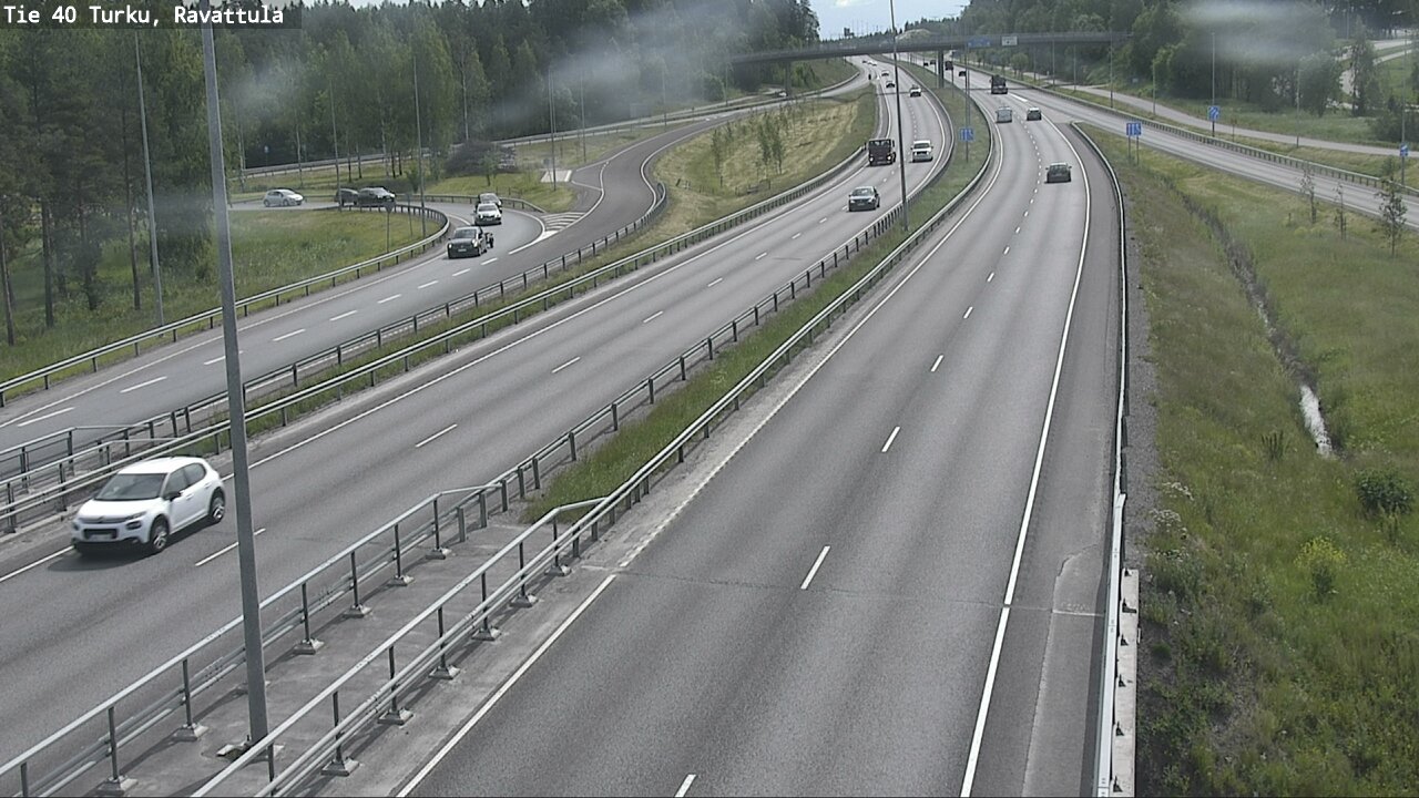 Weather Camera Image Väg 40 S:t Karins, Ravattula, Kaarina, Varsinais-Suomi
