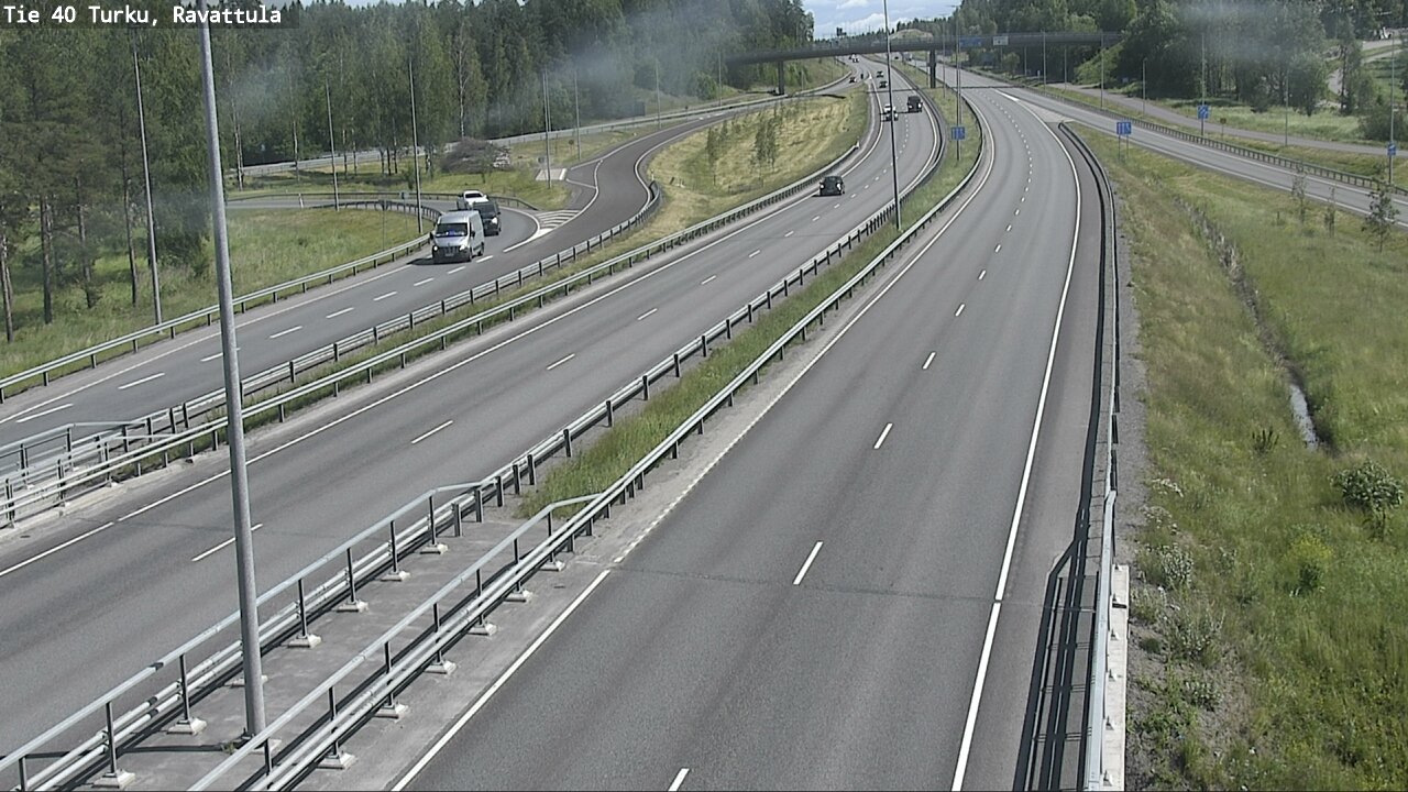 Weather Camera Image Väg 40 S:t Karins, Ravattula, Kaarina, Varsinais-Suomi