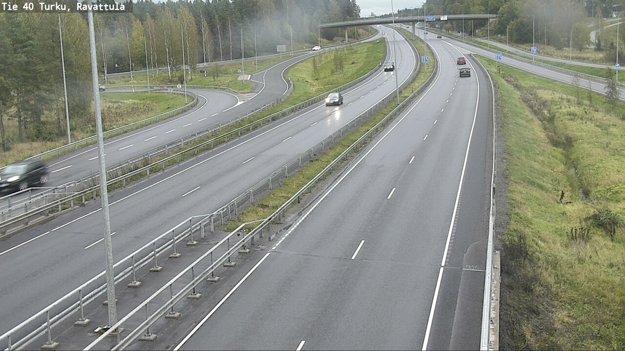 Weather Camera Image Väg 40 S:t Karins, Ravattula, Kaarina, Varsinais-Suomi