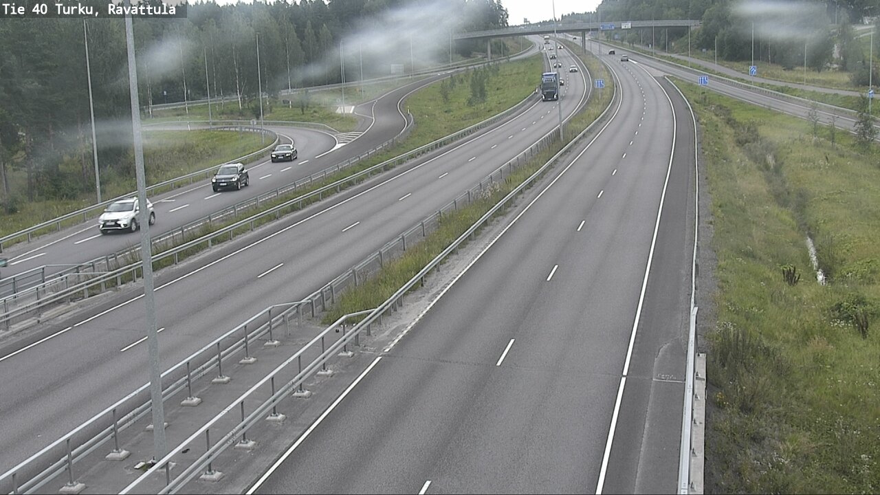 Weather Camera Image Väg 40 S:t Karins, Ravattula, Kaarina, Varsinais-Suomi