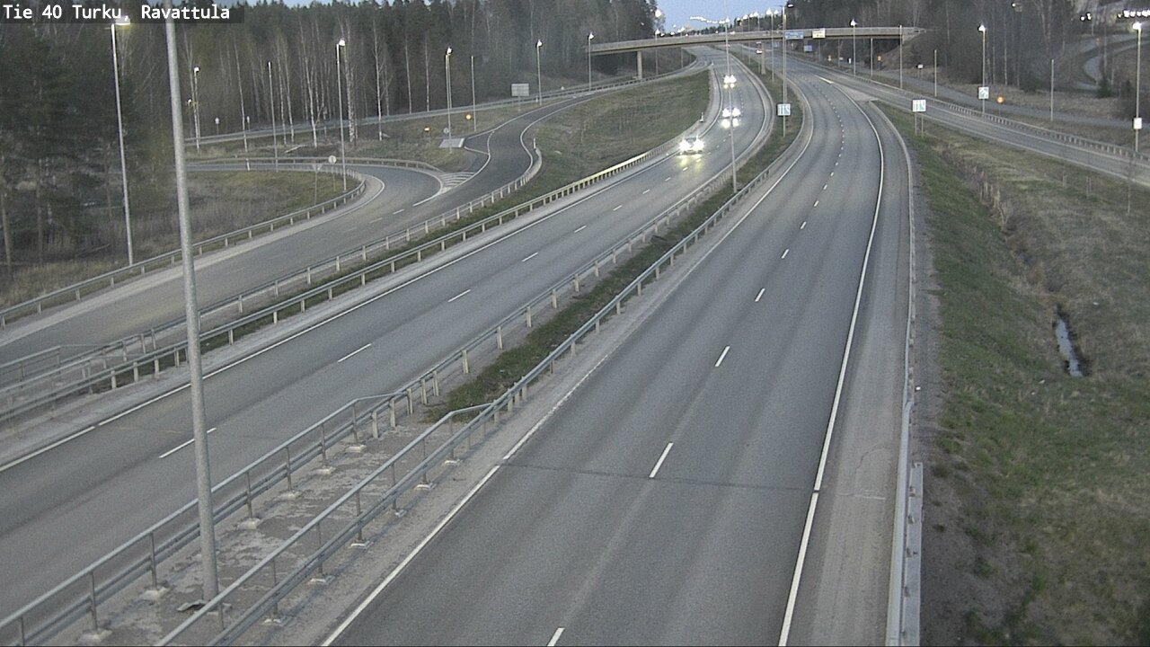 Weather Camera Image Road 40 Kaarina, Ravattula, Kaarina, Varsinais-Suomi