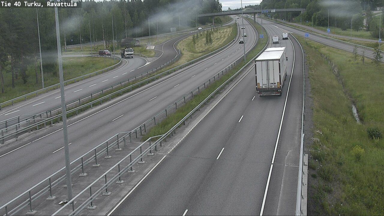 Weather Camera Image Väg 40 S:t Karins, Ravattula, Kaarina, Varsinais-Suomi