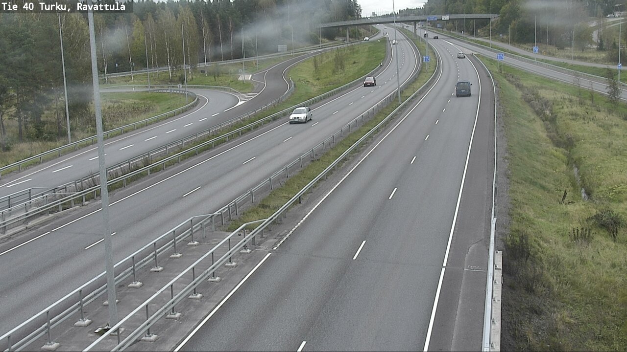Weather Camera Image Väg 40 S:t Karins, Ravattula, Kaarina, Varsinais-Suomi