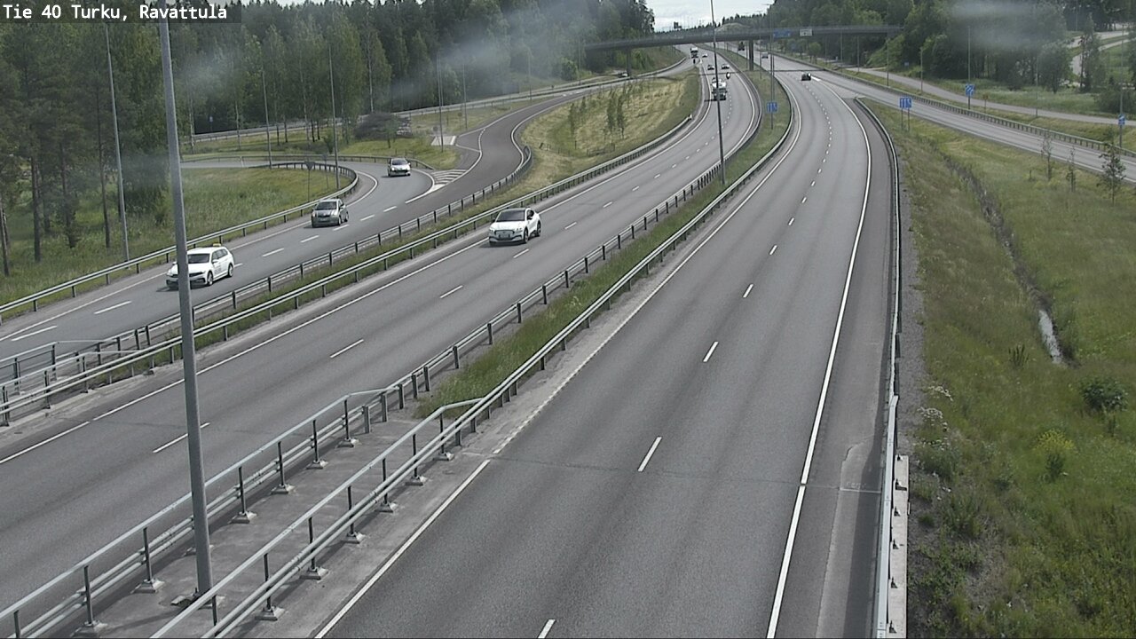 Weather Camera Image Väg 40 S:t Karins, Ravattula, Kaarina, Varsinais-Suomi