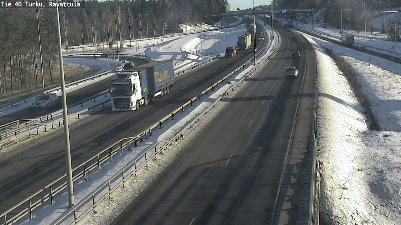 Weather Camera Image Väg 40 S:t Karins, Ravattula, Kaarina, Varsinais-Suomi