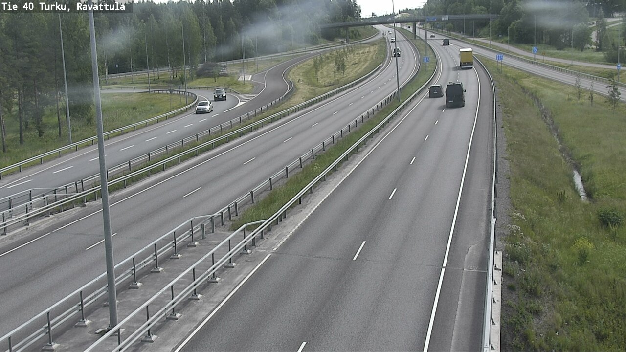 Weather Camera Image Väg 40 S:t Karins, Ravattula, Kaarina, Varsinais-Suomi