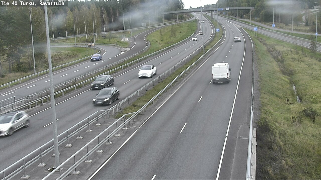 Weather Camera Image Väg 40 S:t Karins, Ravattula, Kaarina, Varsinais-Suomi