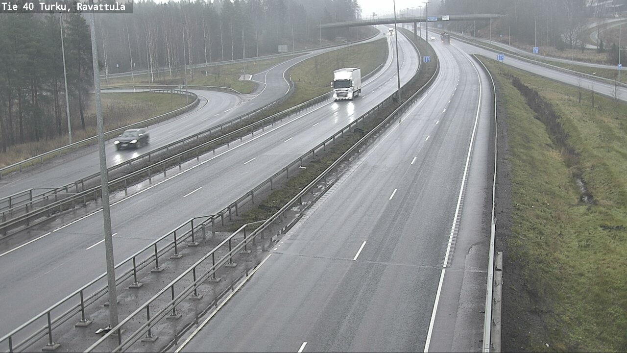 Weather Camera Image Väg 40 S:t Karins, Ravattula, Kaarina, Varsinais-Suomi