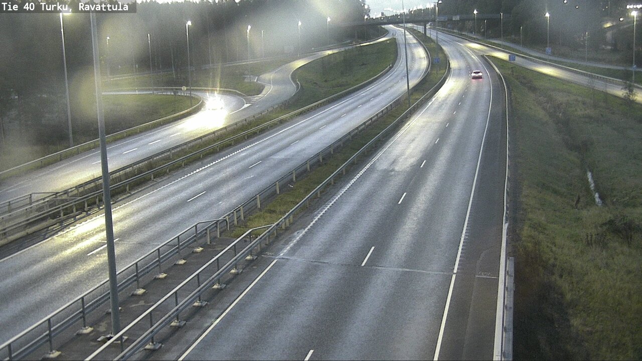 Weather Camera Image Väg 40 S:t Karins, Ravattula, Kaarina, Varsinais-Suomi