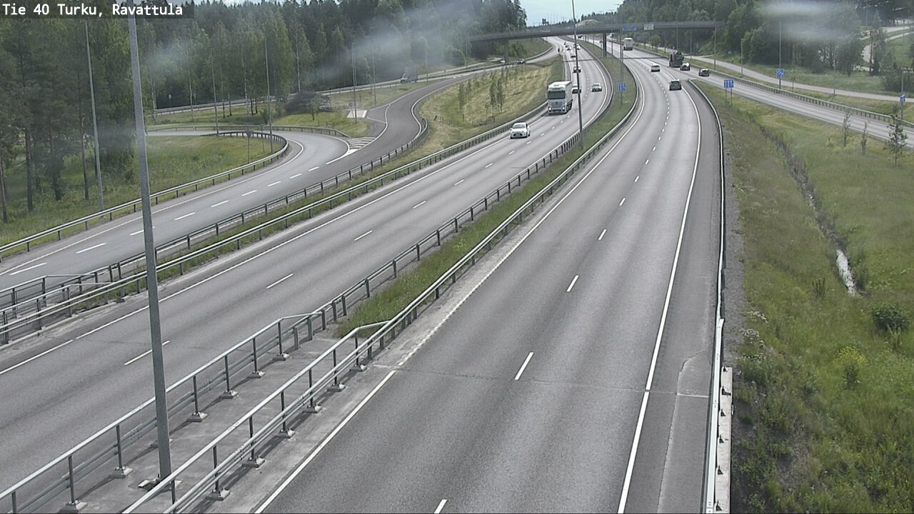 Weather Camera Image Väg 40 S:t Karins, Ravattula, Kaarina, Varsinais-Suomi