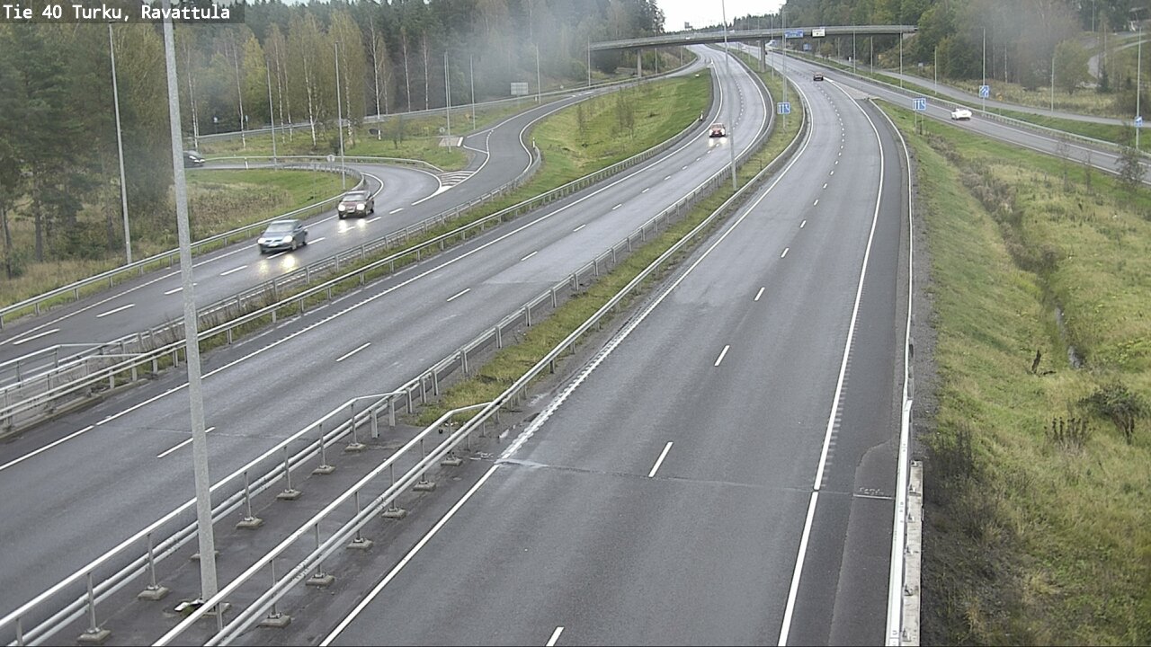 Weather Camera Image Väg 40 S:t Karins, Ravattula, Kaarina, Varsinais-Suomi