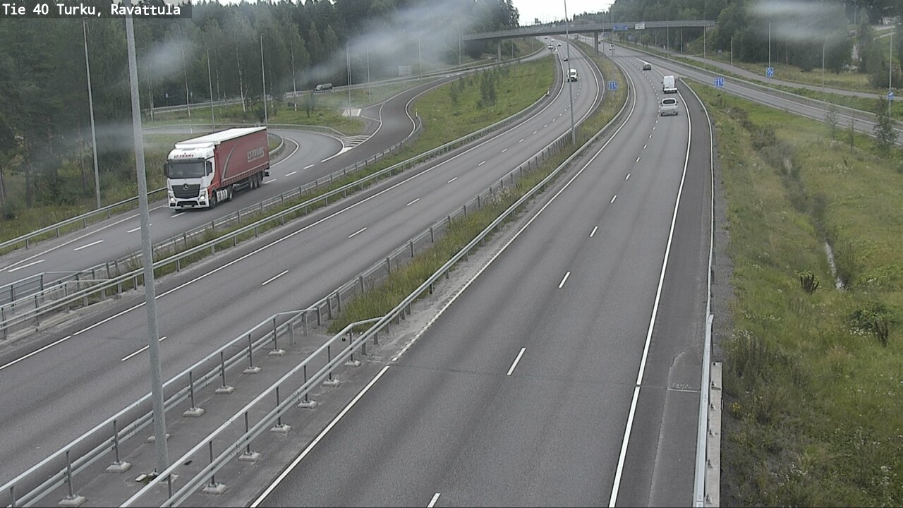 Weather Camera Image Väg 40 S:t Karins, Ravattula, Kaarina, Varsinais-Suomi