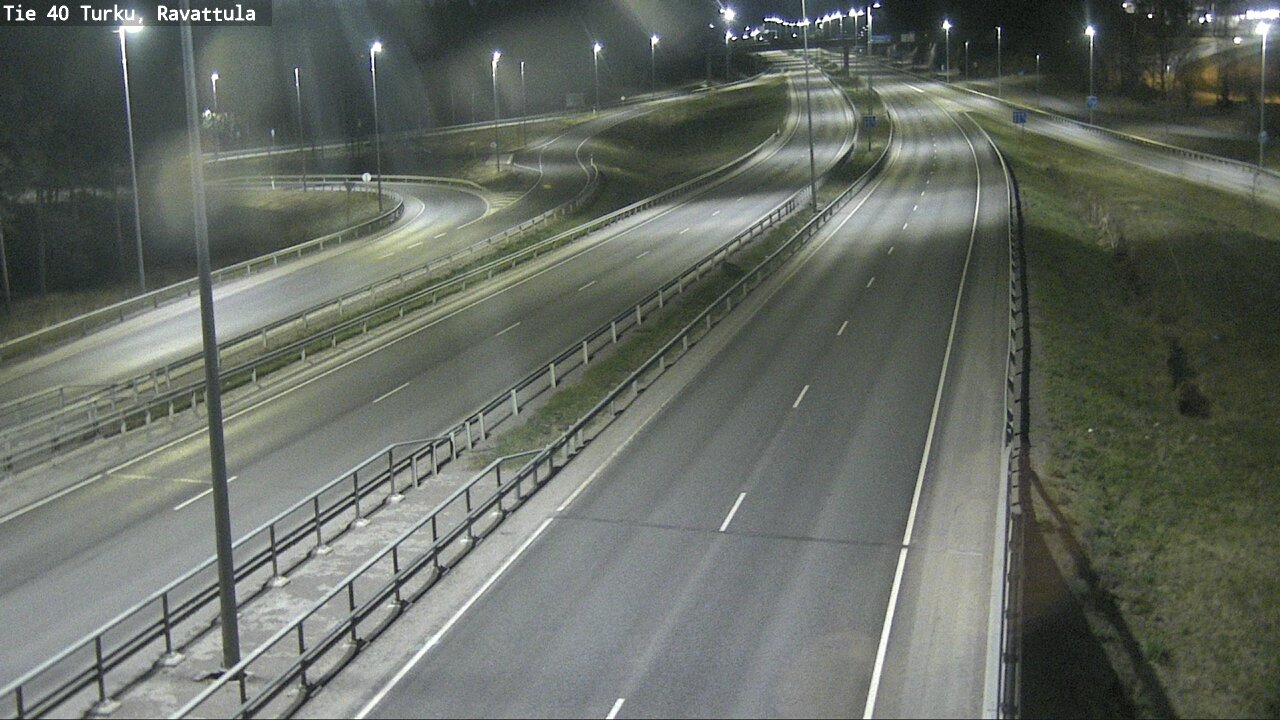 Weather Camera Image Road 40 Kaarina, Ravattula, Kaarina, Varsinais-Suomi