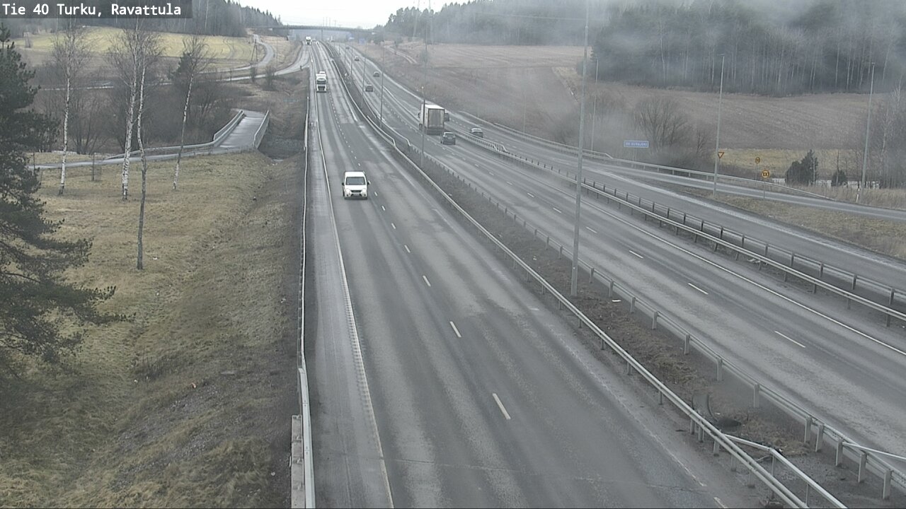 Weather Camera Image Väg 40 S:t Karins, Ravattula, Kaarina, Varsinais-Suomi