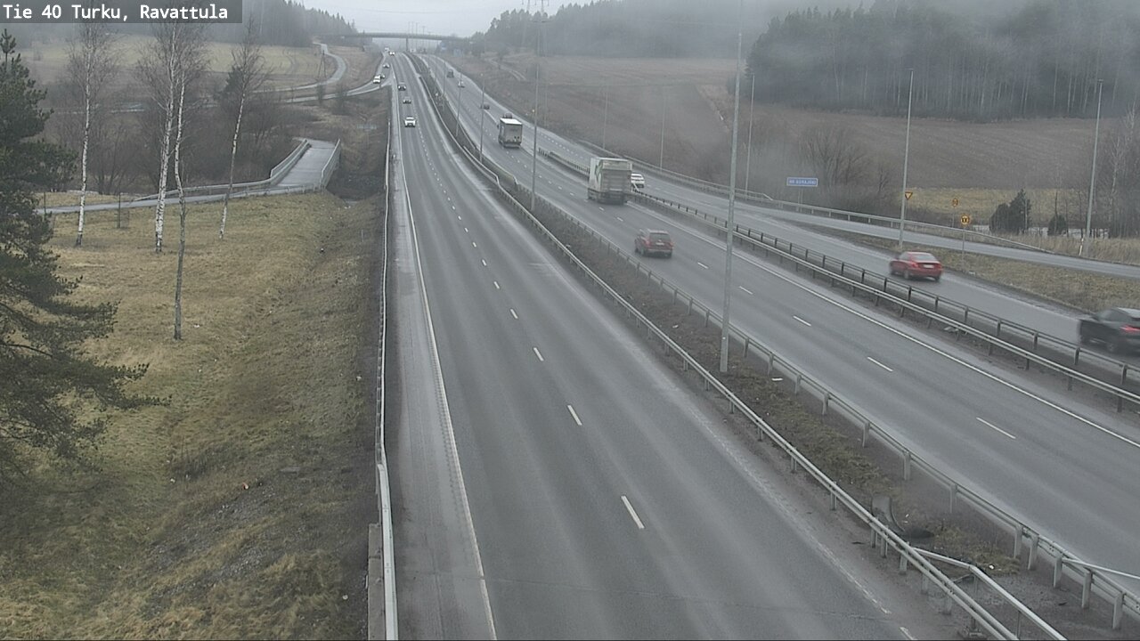 Weather Camera Image Väg 40 S:t Karins, Ravattula, Kaarina, Varsinais-Suomi