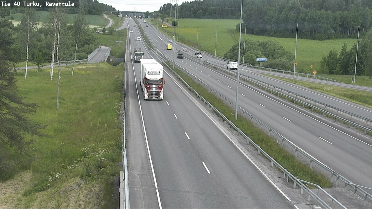 Weather Camera Image Road 40 Kaarina, Ravattula, Kaarina, Varsinais-Suomi