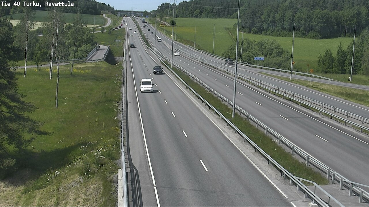 Weather Camera Image Road 40 Kaarina, Ravattula, Kaarina, Varsinais-Suomi