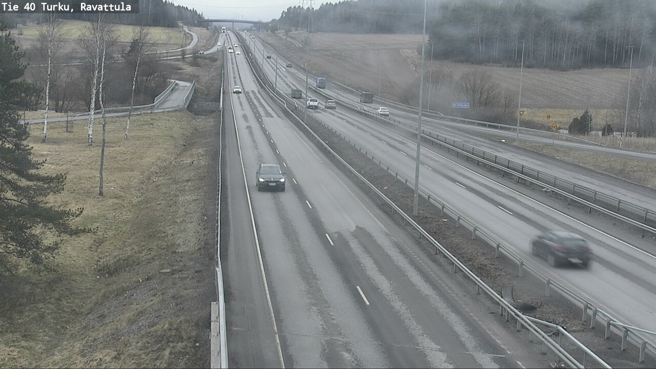 Weather Camera Image Väg 40 S:t Karins, Ravattula, Kaarina, Varsinais-Suomi