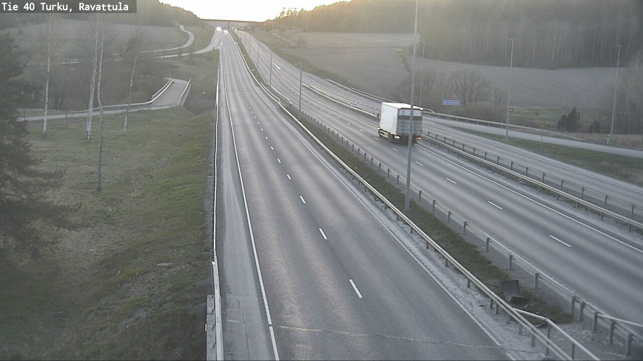 Weather Camera Image Road 40 Kaarina, Ravattula, Kaarina, Varsinais-Suomi