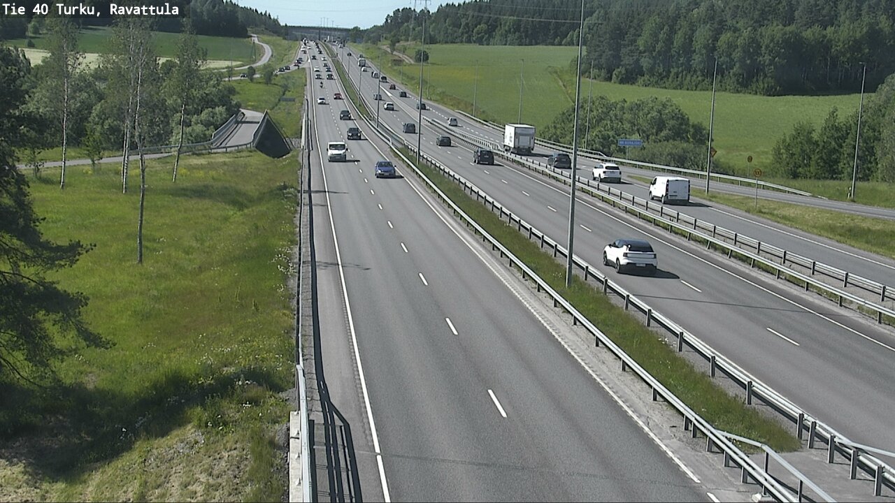 Weather Camera Image Väg 40 S:t Karins, Ravattula, Kaarina, Varsinais-Suomi