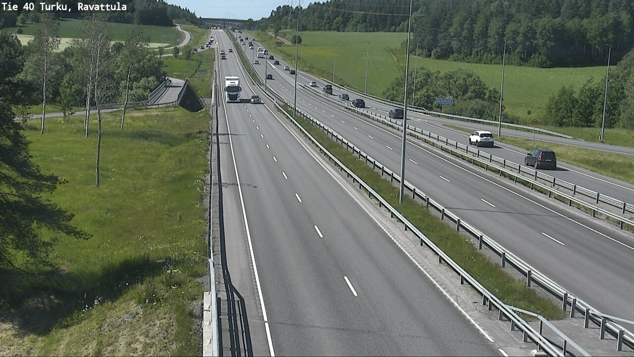 Weather Camera Image Road 40 Kaarina, Ravattula, Kaarina, Varsinais-Suomi