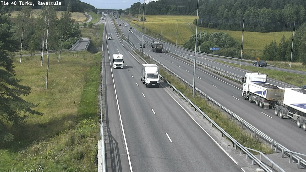 Weather Camera Image Väg 40 S:t Karins, Ravattula, Kaarina, Varsinais-Suomi