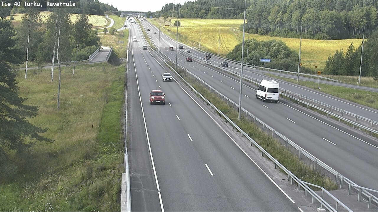 Weather Camera Image Väg 40 S:t Karins, Ravattula, Kaarina, Varsinais-Suomi