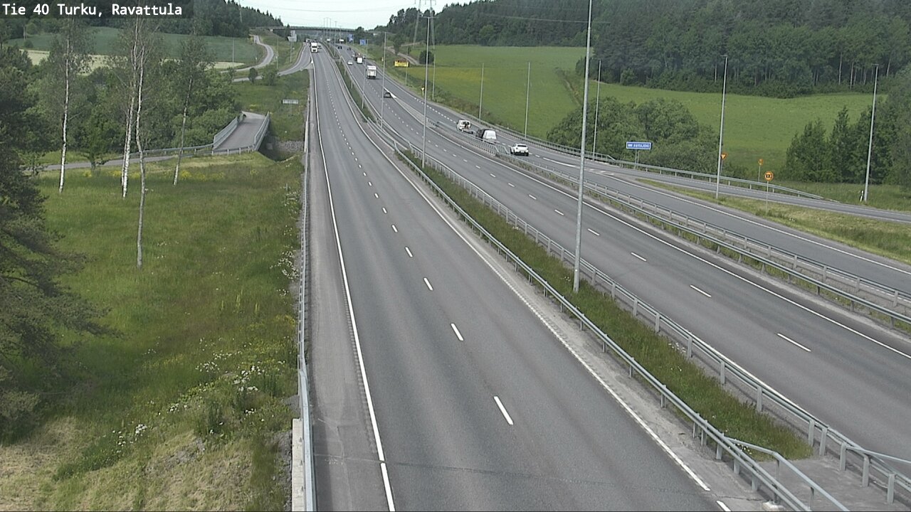 Weather Camera Image Road 40 Kaarina, Ravattula, Kaarina, Varsinais-Suomi