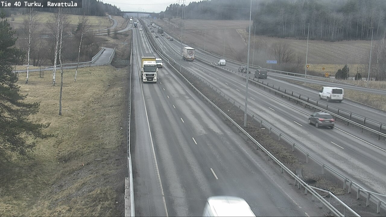 Weather Camera Image Väg 40 S:t Karins, Ravattula, Kaarina, Varsinais-Suomi