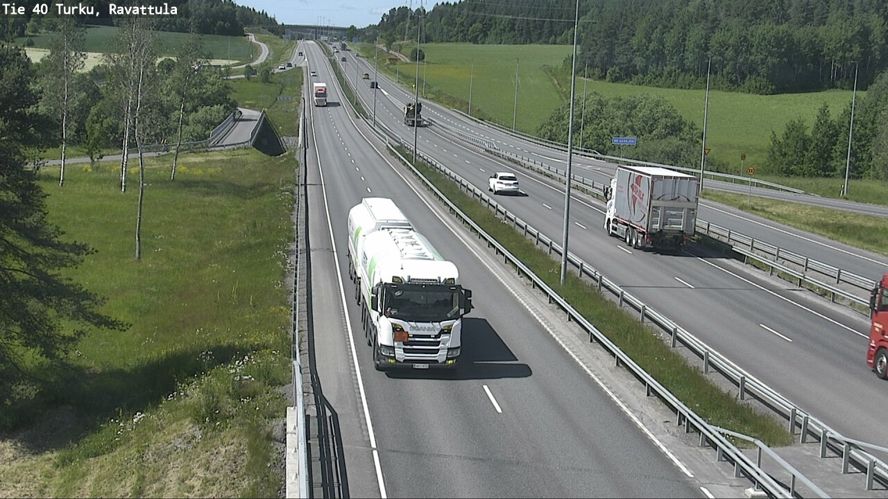 Weather Camera Image Road 40 Kaarina, Ravattula, Kaarina, Varsinais-Suomi