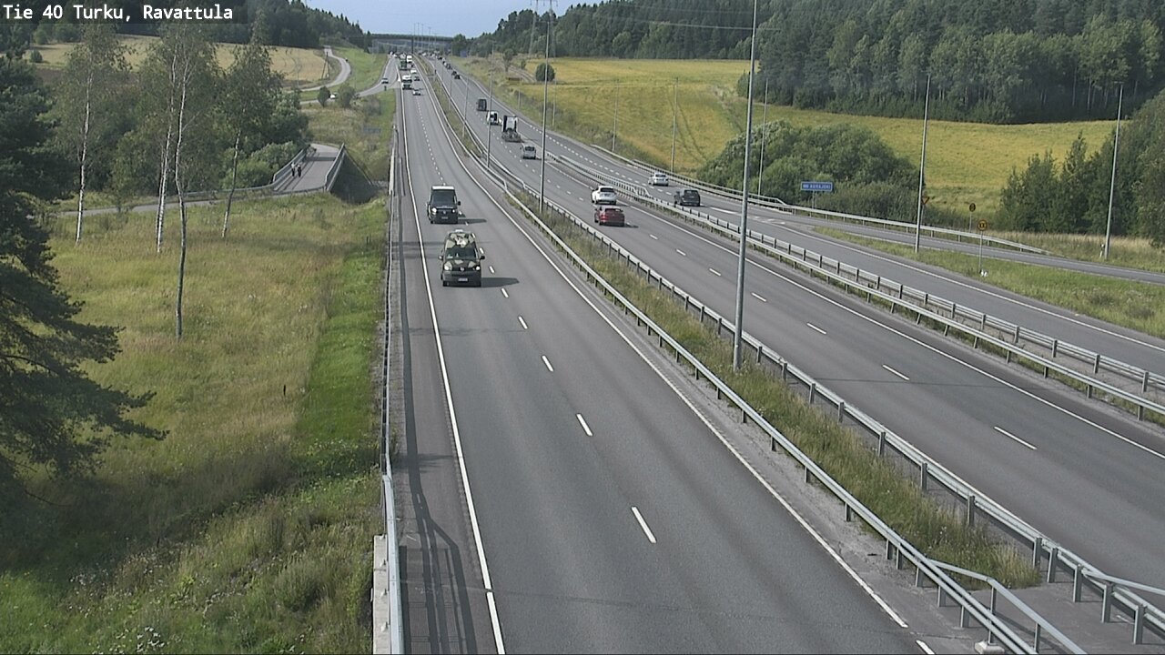 Weather Camera Image Väg 40 S:t Karins, Ravattula, Kaarina, Varsinais-Suomi