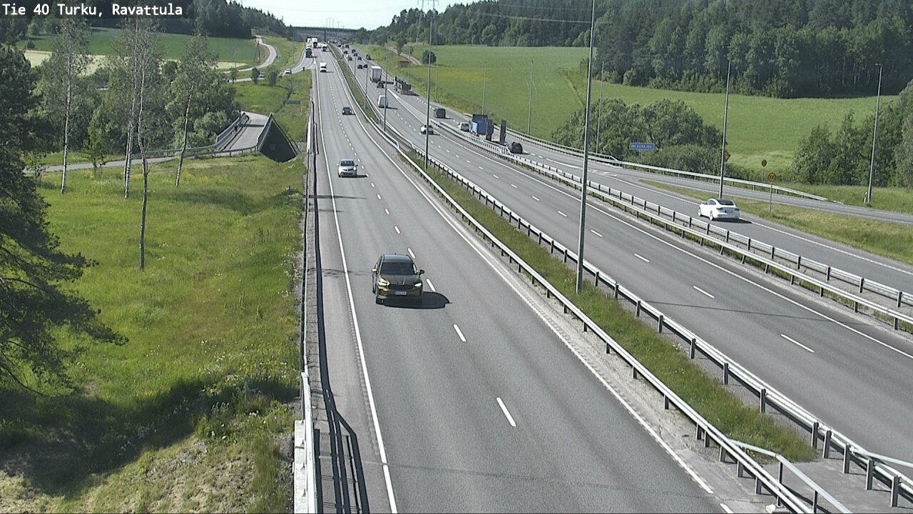 Weather Camera Image Väg 40 S:t Karins, Ravattula, Kaarina, Varsinais-Suomi