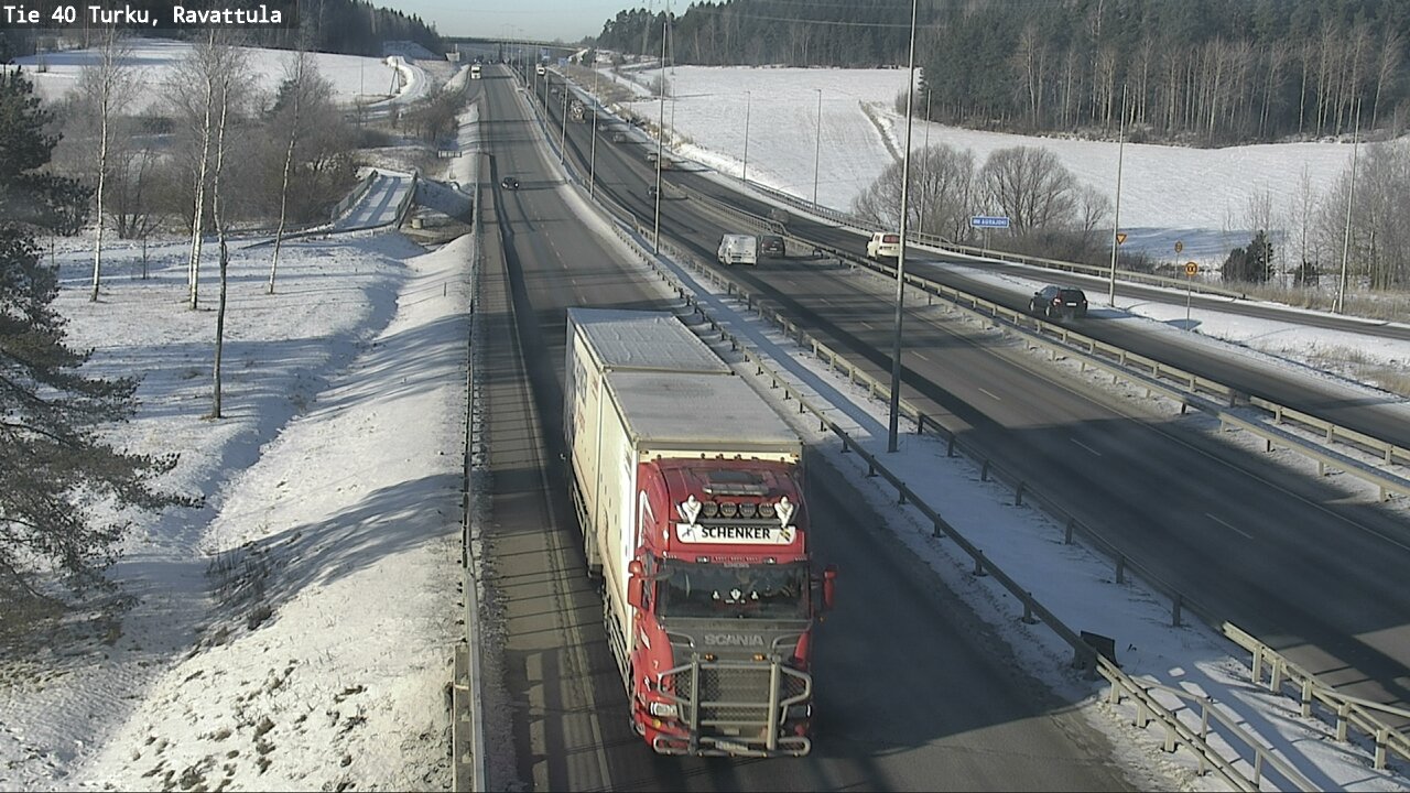 Weather Camera Image Väg 40 S:t Karins, Ravattula, Kaarina, Varsinais-Suomi