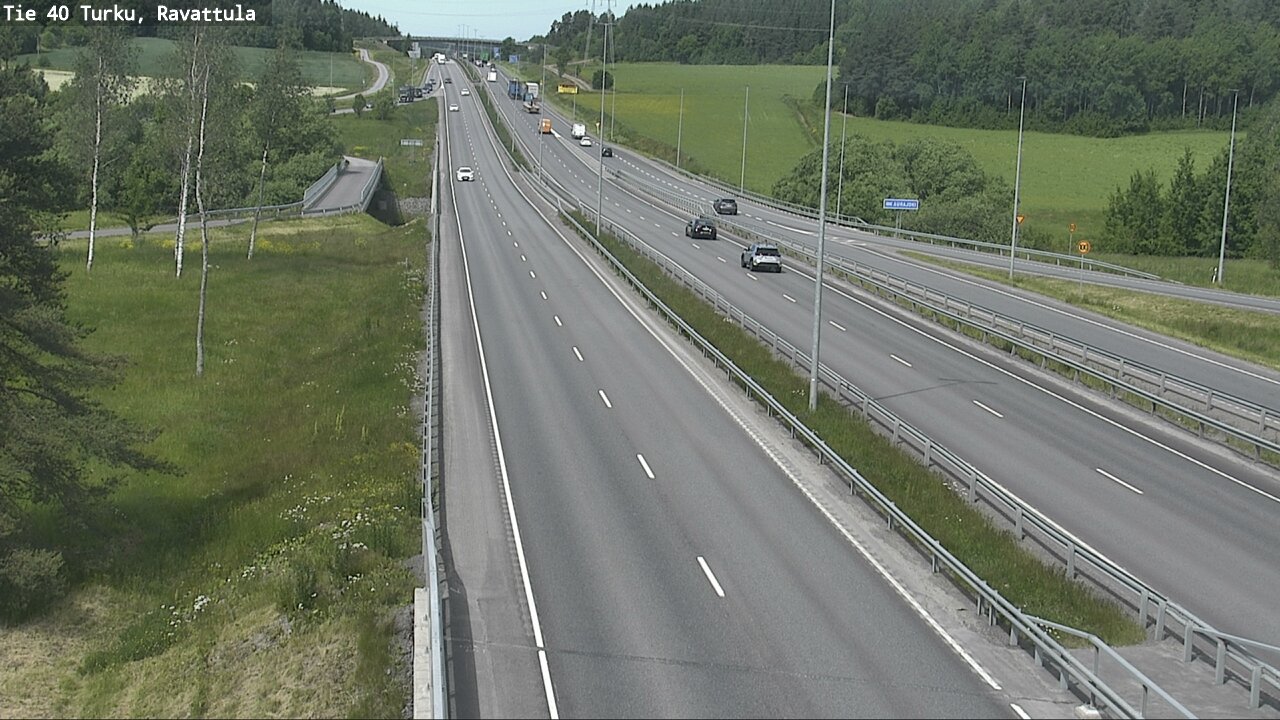 Weather Camera Image Road 40 Kaarina, Ravattula, Kaarina, Varsinais-Suomi