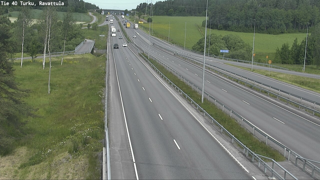 Weather Camera Image Road 40 Kaarina, Ravattula, Kaarina, Varsinais-Suomi