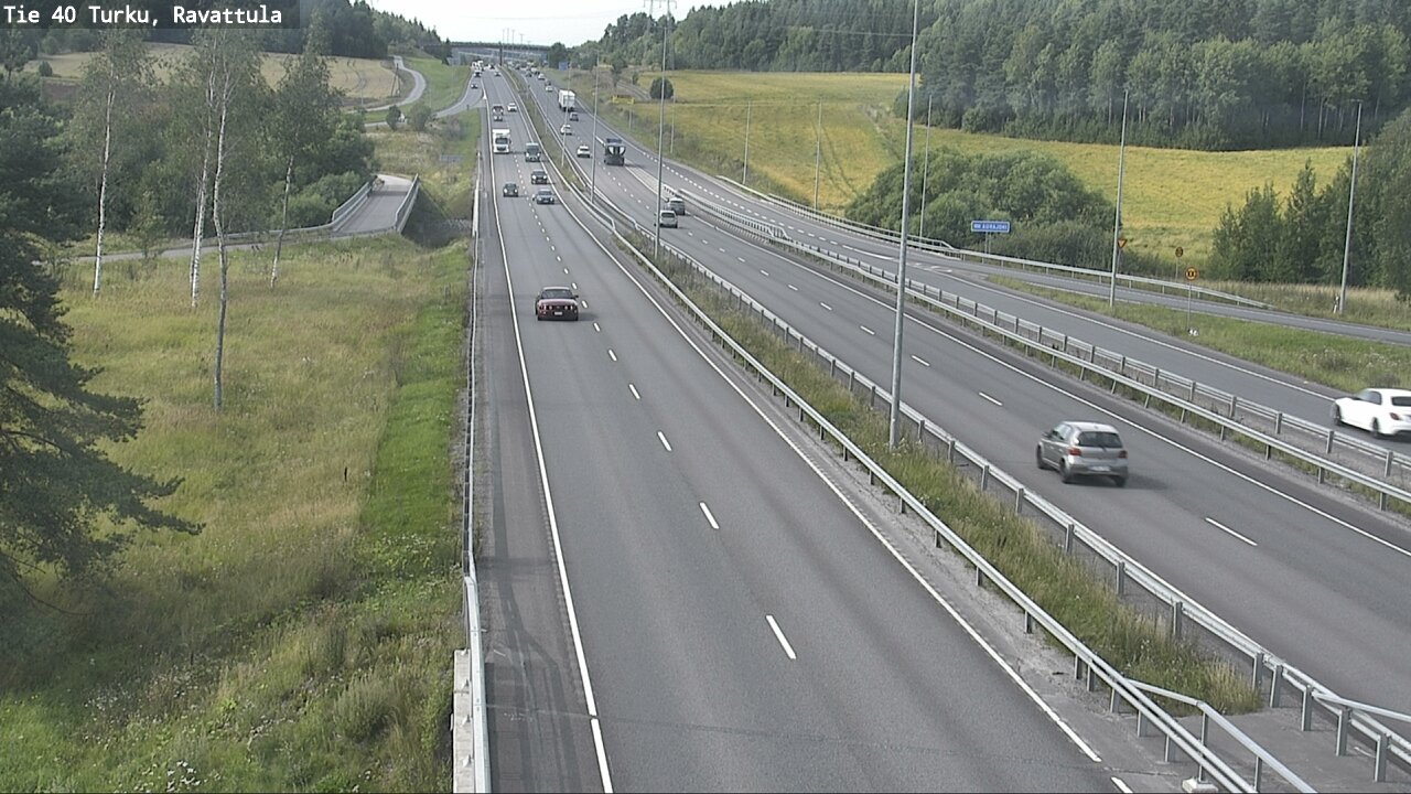 Weather Camera Image Road 40 Kaarina, Ravattula, Kaarina, Varsinais-Suomi