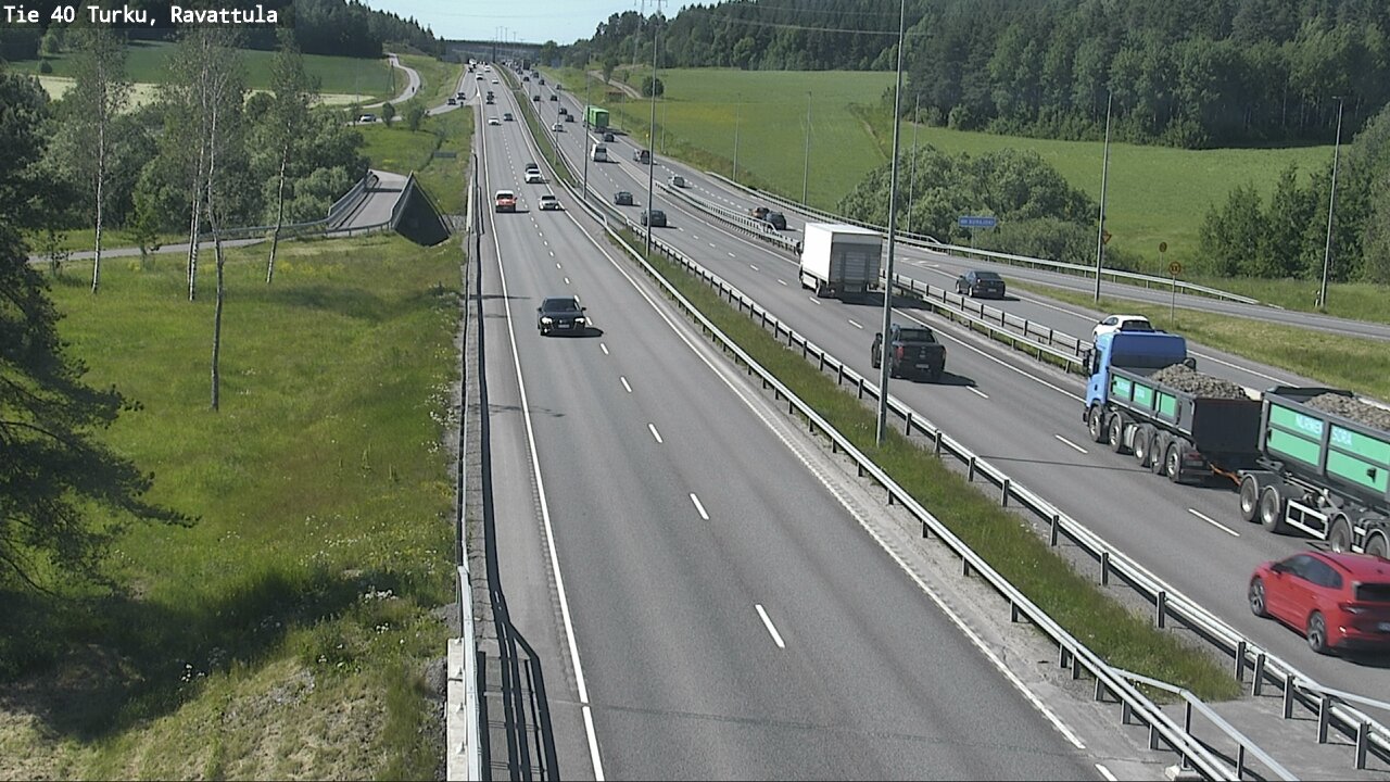 Weather Camera Image Road 40 Kaarina, Ravattula, Kaarina, Varsinais-Suomi