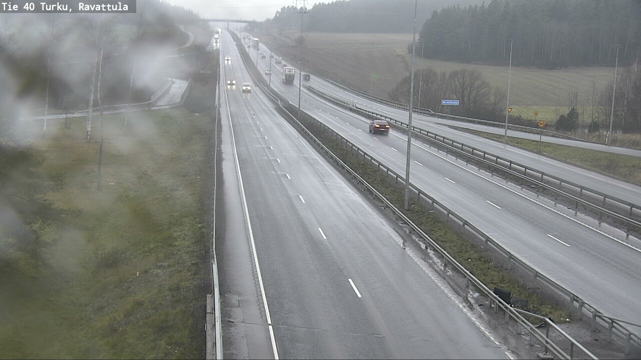 Weather Camera Image Väg 40 S:t Karins, Ravattula, Kaarina, Varsinais-Suomi