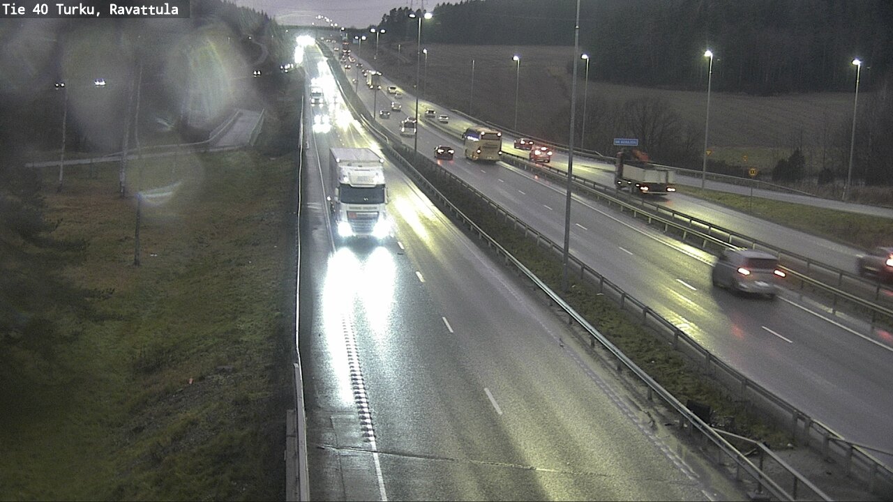Weather Camera Image Väg 40 S:t Karins, Ravattula, Kaarina, Varsinais-Suomi