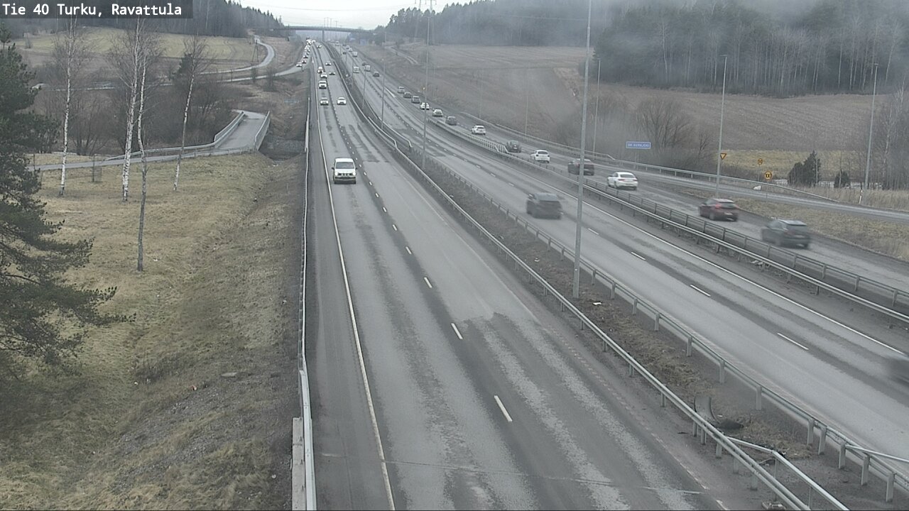 Weather Camera Image Väg 40 S:t Karins, Ravattula, Kaarina, Varsinais-Suomi