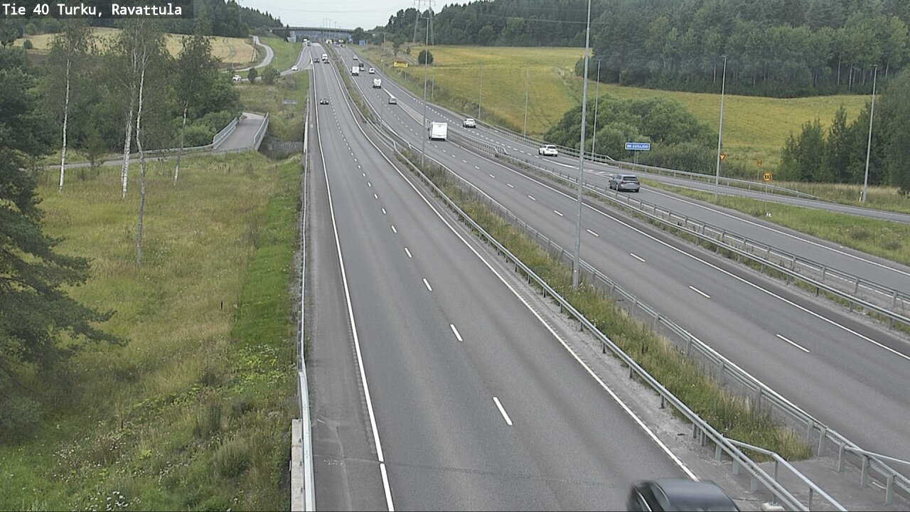Weather Camera Image Road 40 Kaarina, Ravattula, Kaarina, Varsinais-Suomi